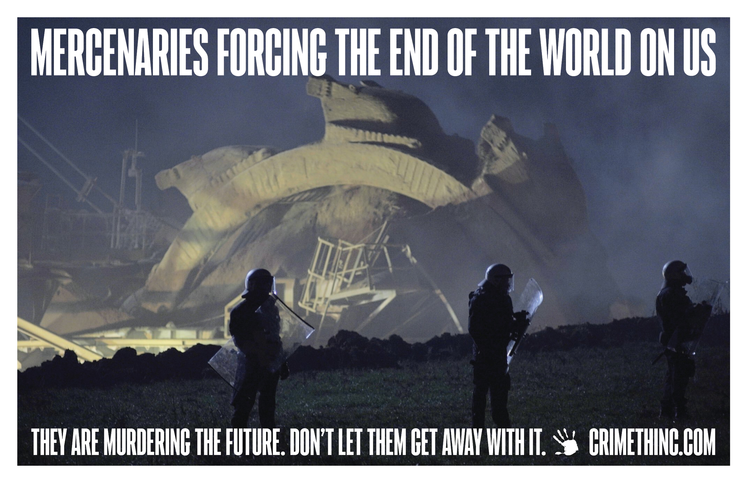 Foto von ‘Mercenaries Forcing the End of the World on Us’ Vorderseite