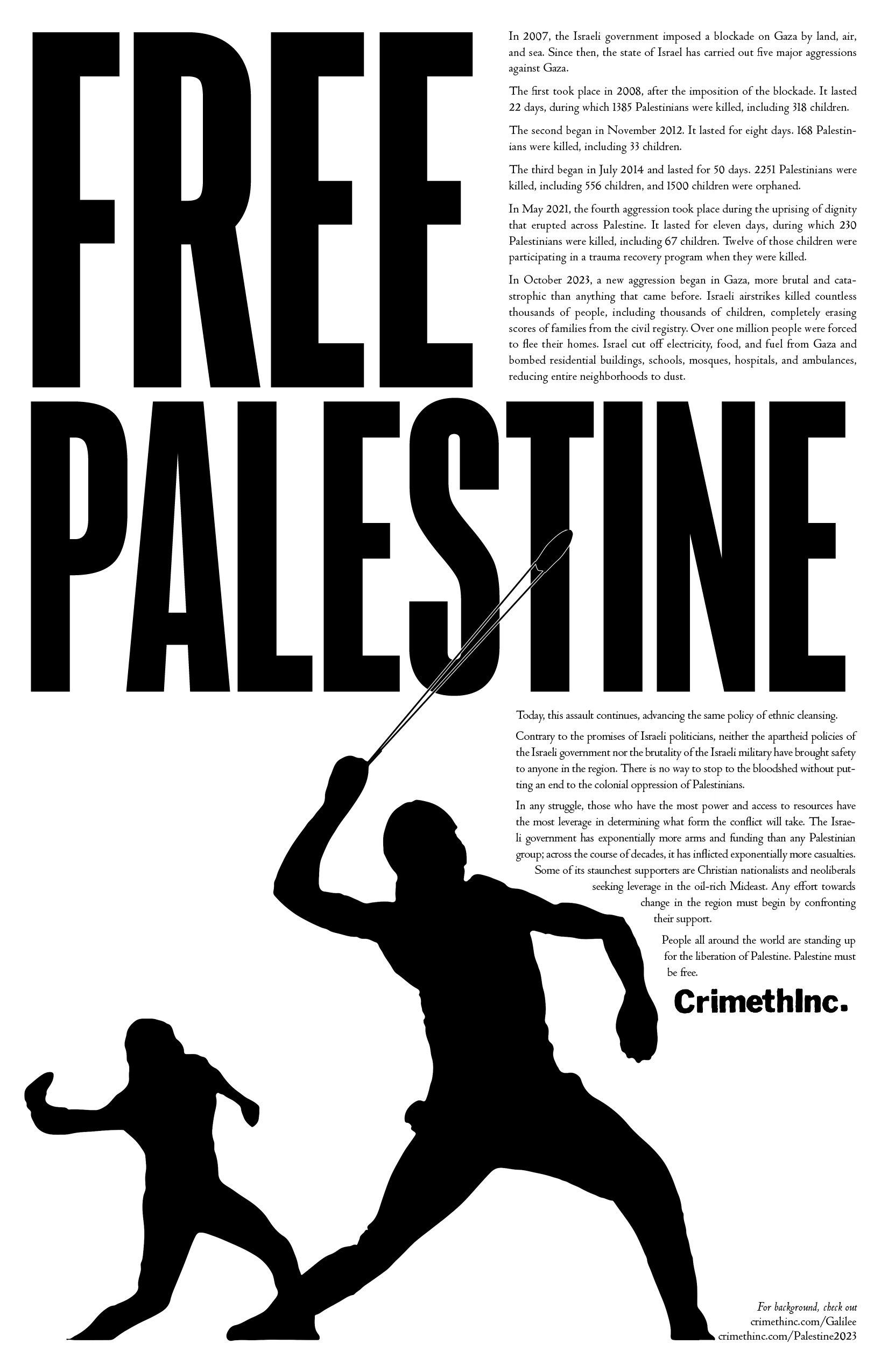 Foto von ‘Free Palestine’ Vorderseite