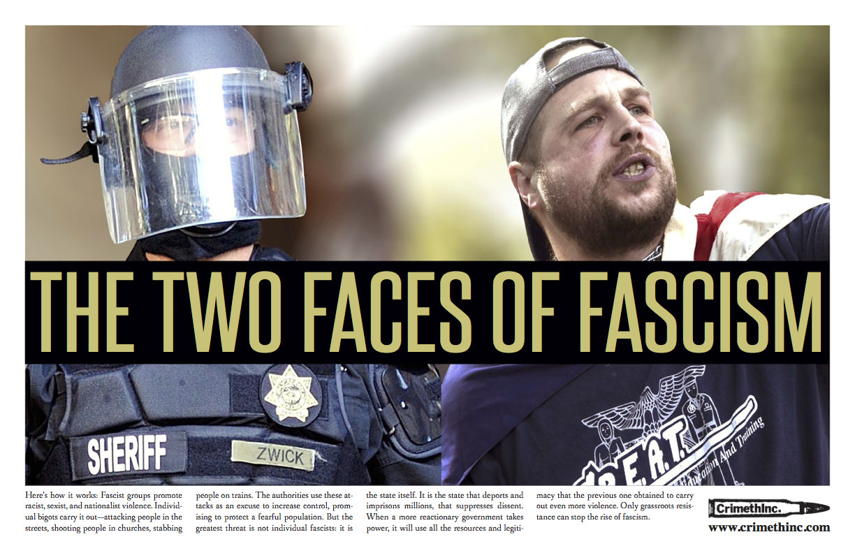 Foto von ‘The Two Faces of Fascism’ Vorderseite