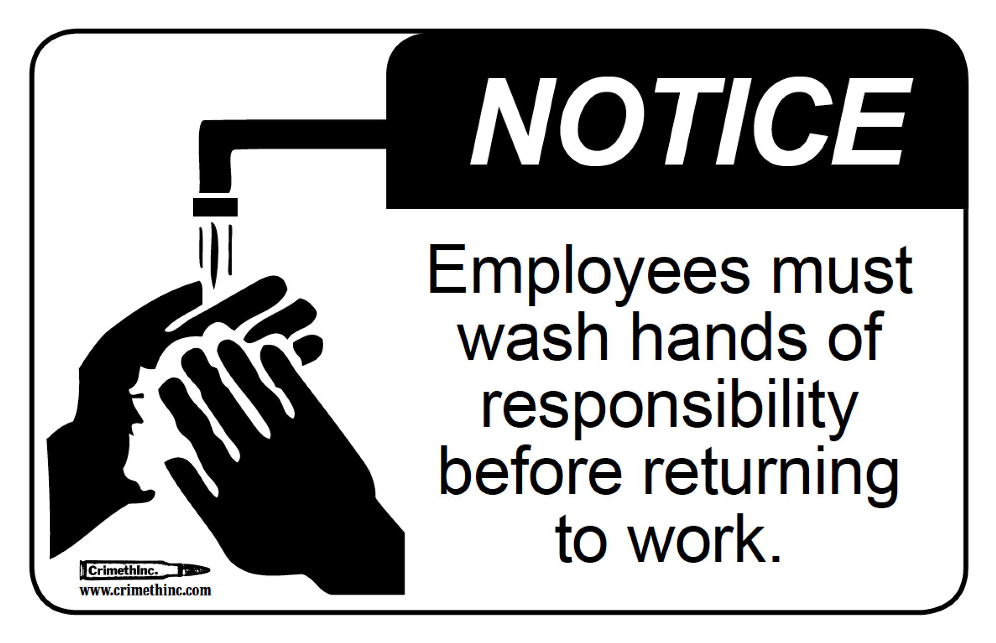 Foto von ‘Employees Must Wash Hands of Responsibility’ Vorderseite