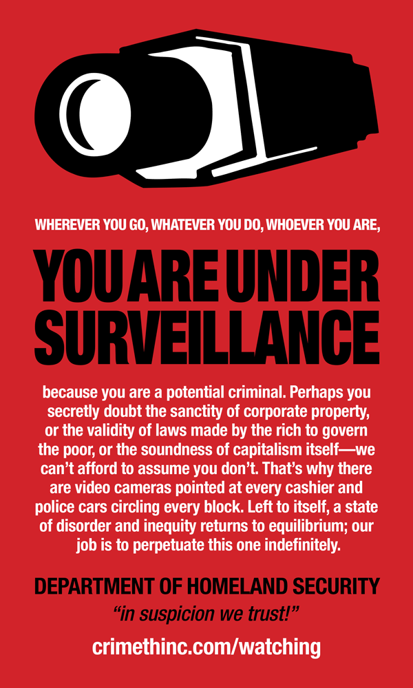 Foto von ‘You Are Under Surveillance’ Vorderseite