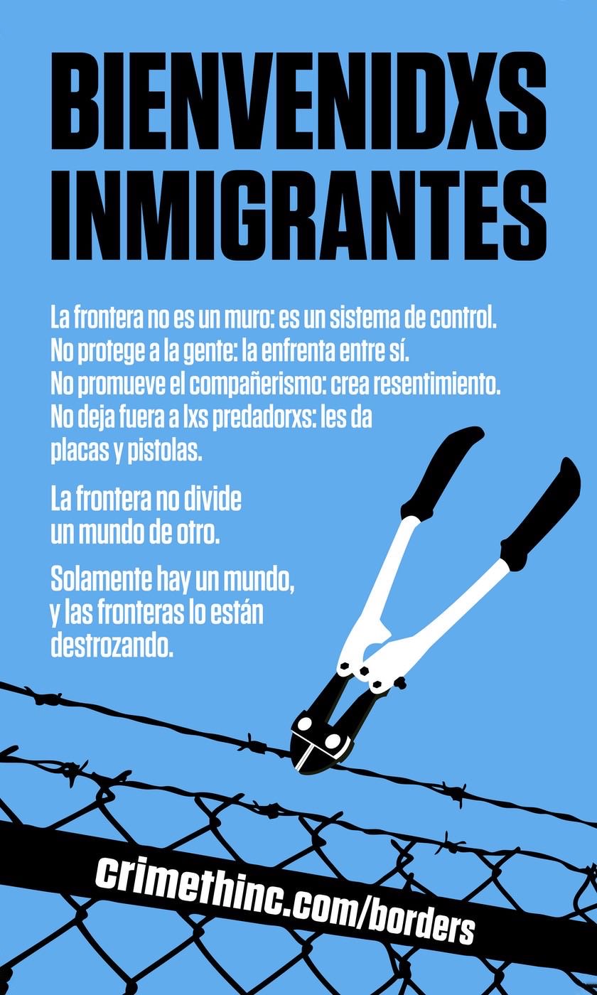 Foto von ‘Inmigrantes Bienvenidxs’ Vorderseite