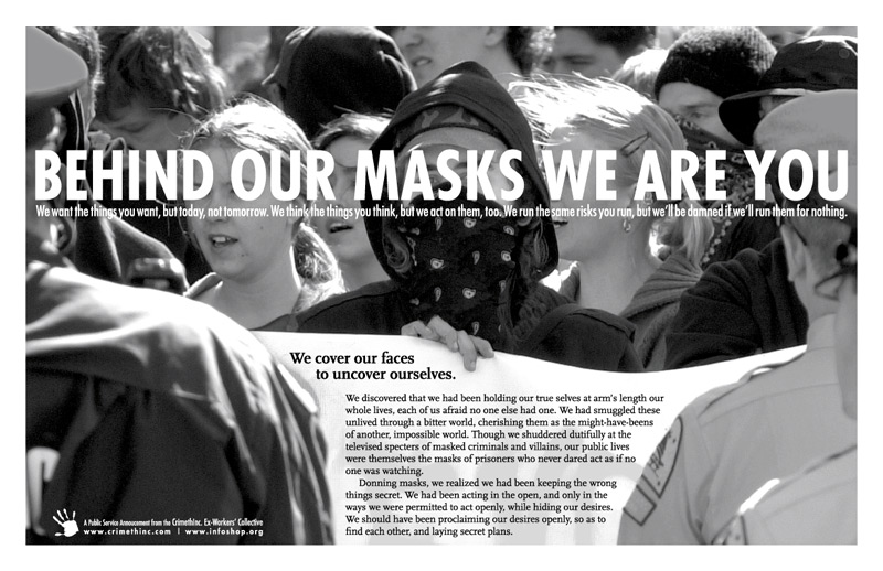 Foto von ‘Behind Our Masks We Are You’ Vorderseite