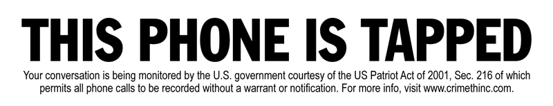 Foto von ‘This Phone is Tapped’ Vorderseite